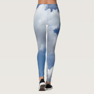Legging Nuvens do Céu Azul I + seu texto e ideias
