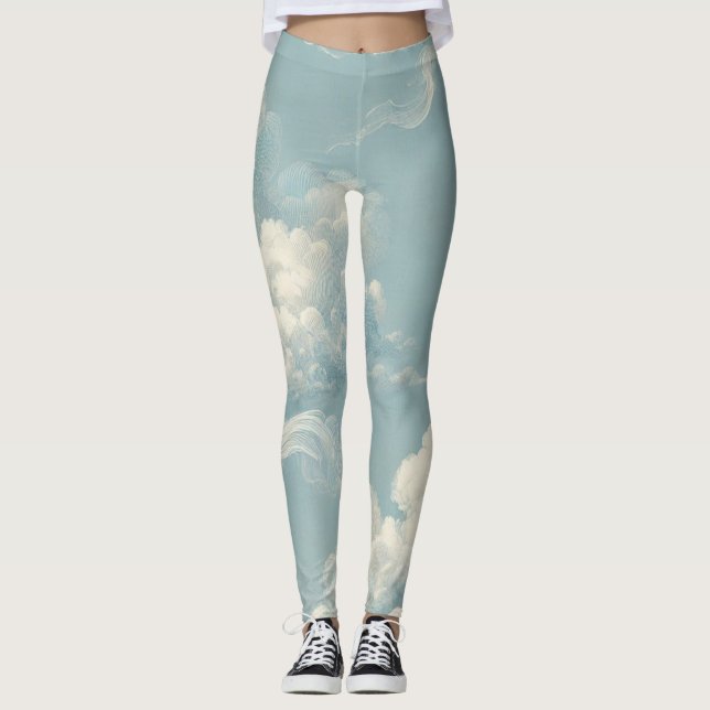 Legging Nuvens etéreas (Frente)