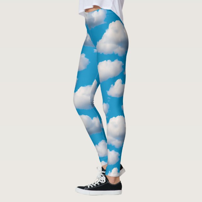 Legging Nuvens Fluffy (Esquerda)