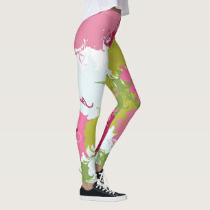 Legging Nuvens No Meu Café