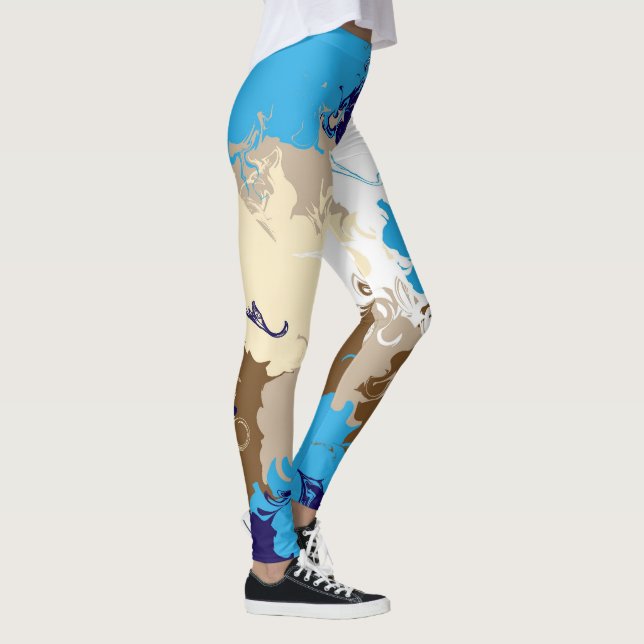 Legging Nuvens No Meu Café (Direita)