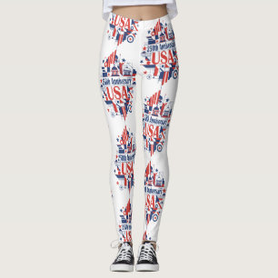 Legging O 250º aniversário da América