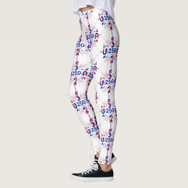 Legging O 250º aniversário da América (Esquerda)