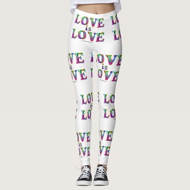 Legging O amor de SlipperyJoe é amor derretendo dinâmica (Frente)