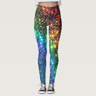 Legging O arco-íris Stars calças da ioga