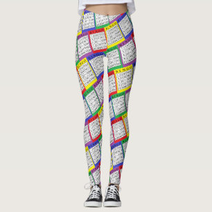 Legging O BINGO carda as caneleiras das mulheres