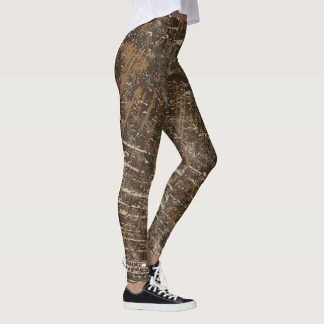 Legging O búfalo branco fora camufla caneleiras (Direita)