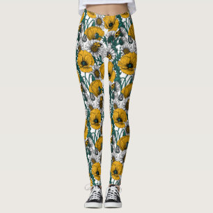Legging O campo em amarelo
