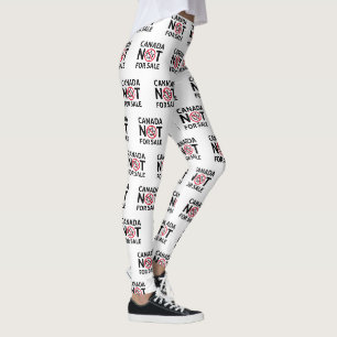 Legging O Canadá não é para venda para a Orgulho Patriótic