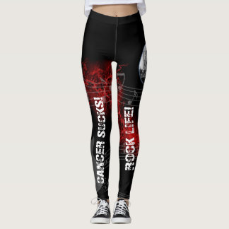Legging O cancer de PWL suga caneleiras