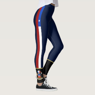 Legging O Chile listra a bandeira