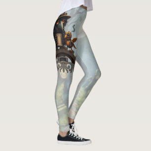 Legging O corvo alimentado por Café