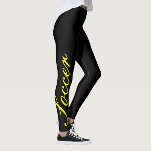 Legging o costume ostenta mulheres do futebol, para