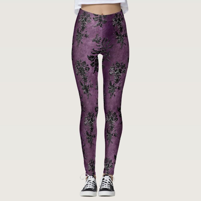 Legging O Design 9 da série Black Velvet (Frente)