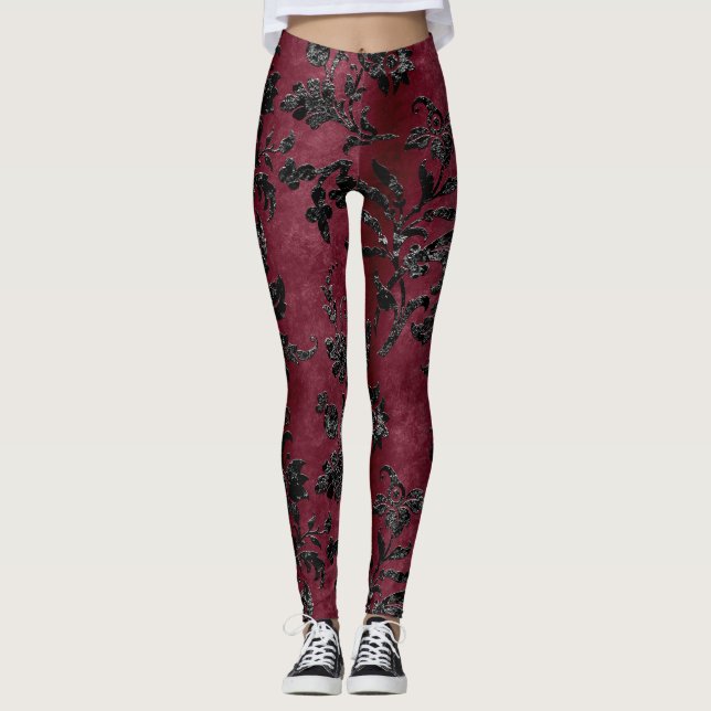 Legging O Design da série Black Velvet 1 (Frente)