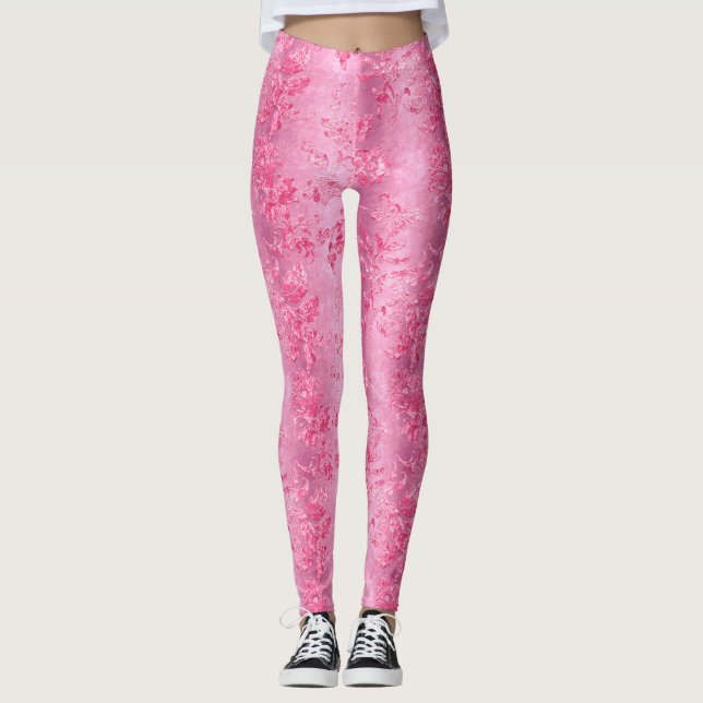 Legging O Design da série velvet rosa 3 (Frente)