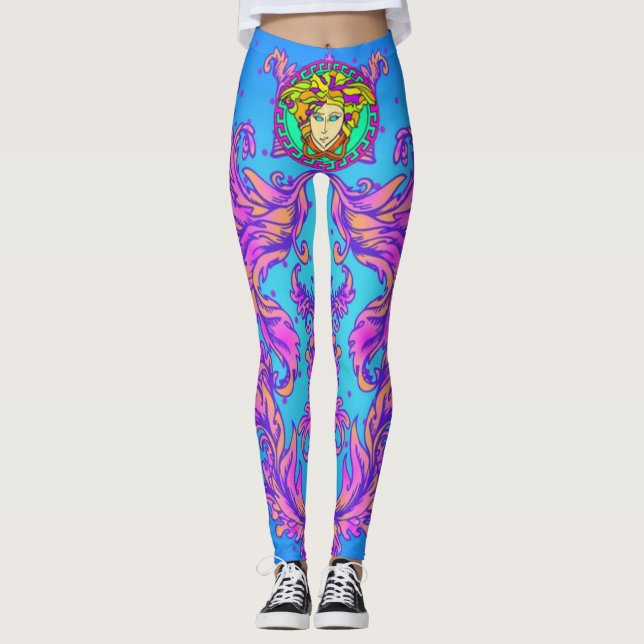 Legging O Designer Pastel Medusa (Frente)