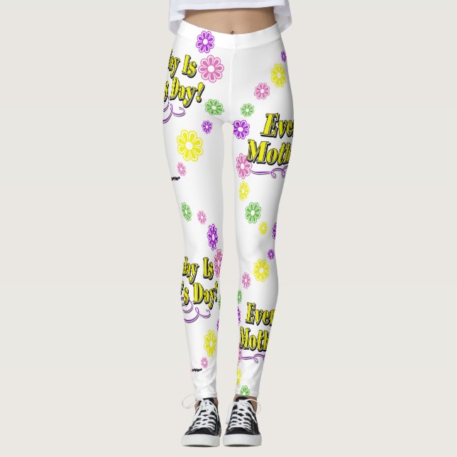 Legging O Dia A Dia É Dia de as mães (Frente)