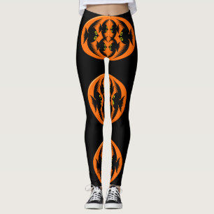 Legging O Dia das Bruxas canta caneleiras