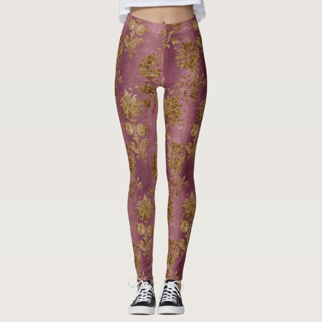 Legging O Dourado Design 1 da série Velvet (Frente)