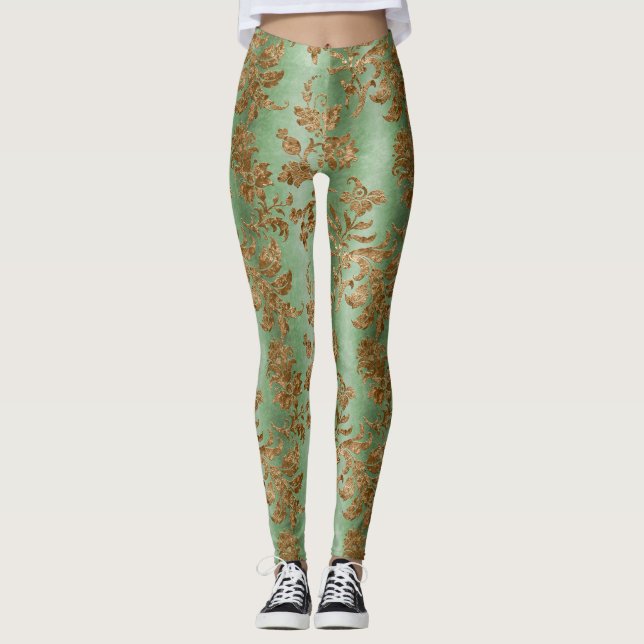 Legging O Dourado Design 3 da série Velvet (Frente)