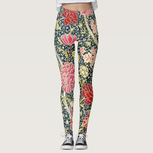 Legging O famoso padrão Cray de William Morris
