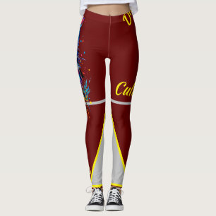 Legging O gato grande da cultura divina beija o conflito