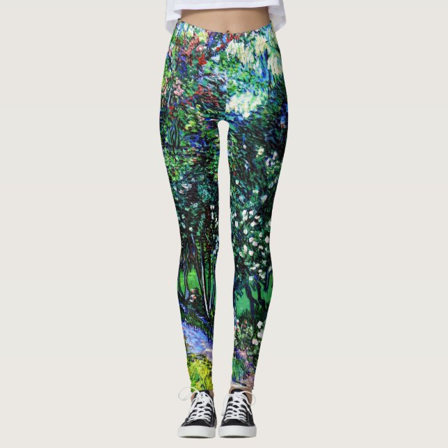 Legging O Jardim do Asilo em Santo-Rémy, Van Gogh (Frente)