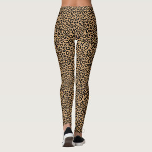 Legging O leopardo retro das mulheres Rockabilly arfa