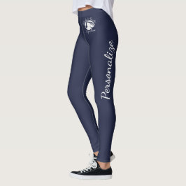 Legging O louro & quebrou - "personalize estas" caneleiras