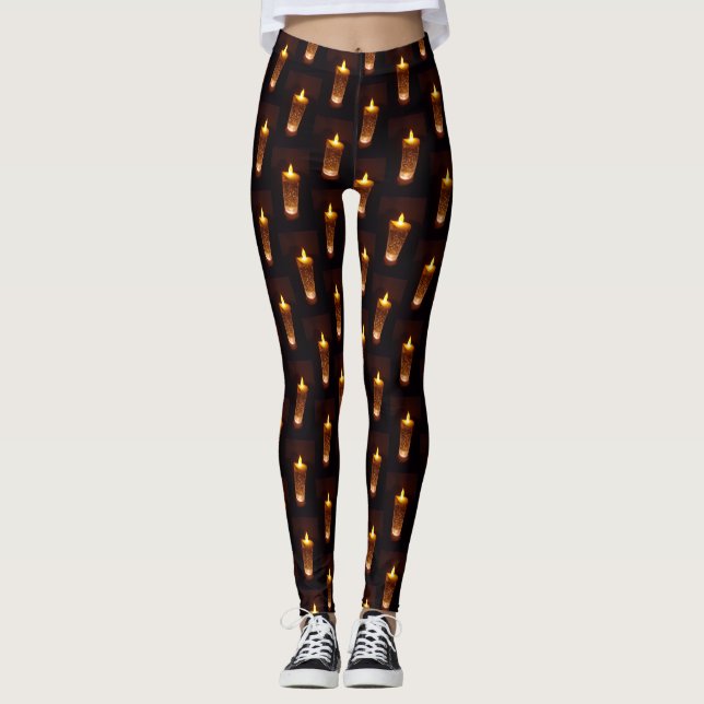 Legging O Natal Diwali chama uma túnica engraçada (Frente)