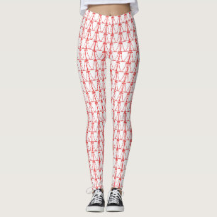 Legging O Natal Mais Justo, Árvores de Coco Silhuette