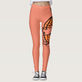 Legging O Olho Sonolento da Pumpkin Spooky