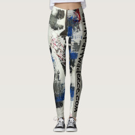 Legging O original afundou caneleiras do design de Parfwa