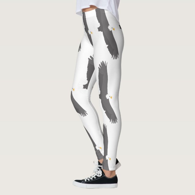 Legging O pássaro da águia dos esportes personaliza (Esquerda)
