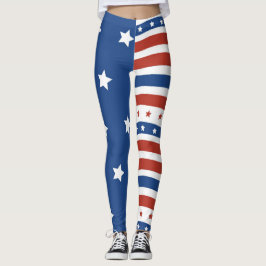 Legging O patriota americano mantem a grande glória velha