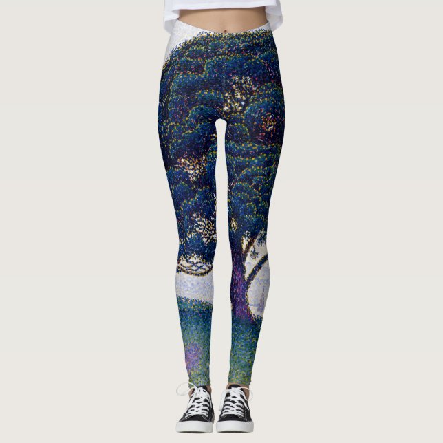Legging O pinheiro de Bonaventure - Paul Signac (Frente)