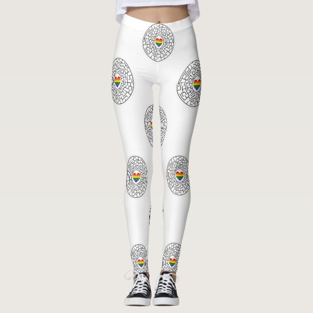 Legging O prêmio de SlipperyJoe, labyri quebra-cabeça laby (Frente)