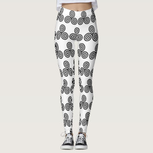 Legging O preto triplo espirala Thunder_Cove