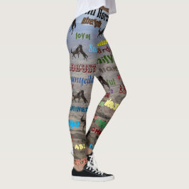 Legging O que é um Cavalo Selvagem