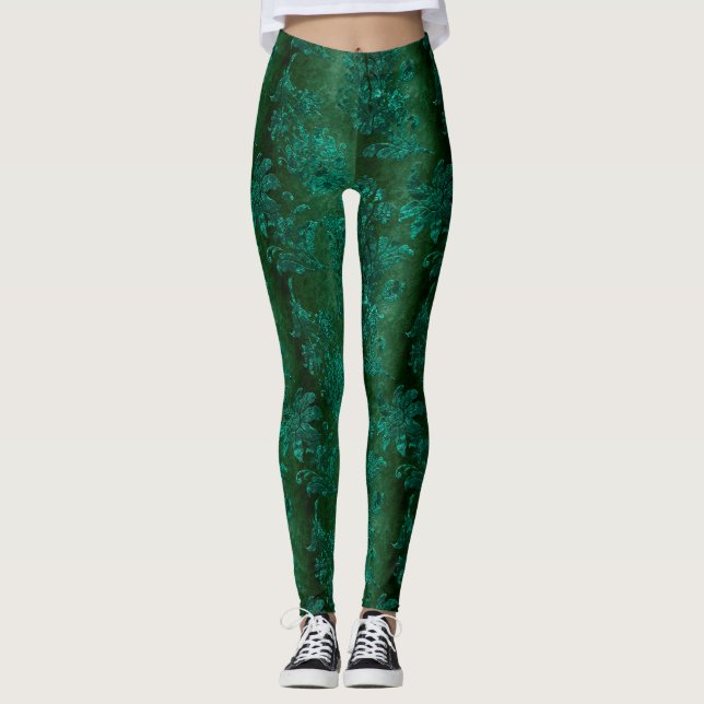 Legging O Teal Velvet Series Design 4 (Frente)