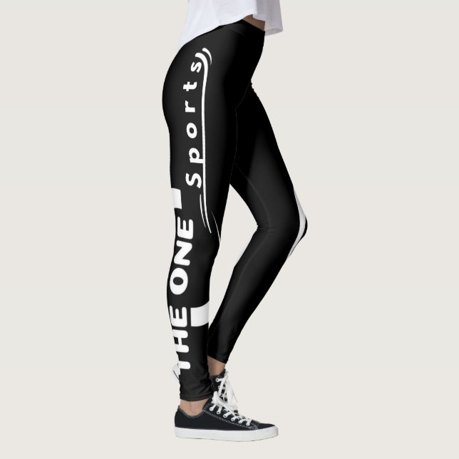 Legging O único esporte negro GYM e Yoga (Direita)