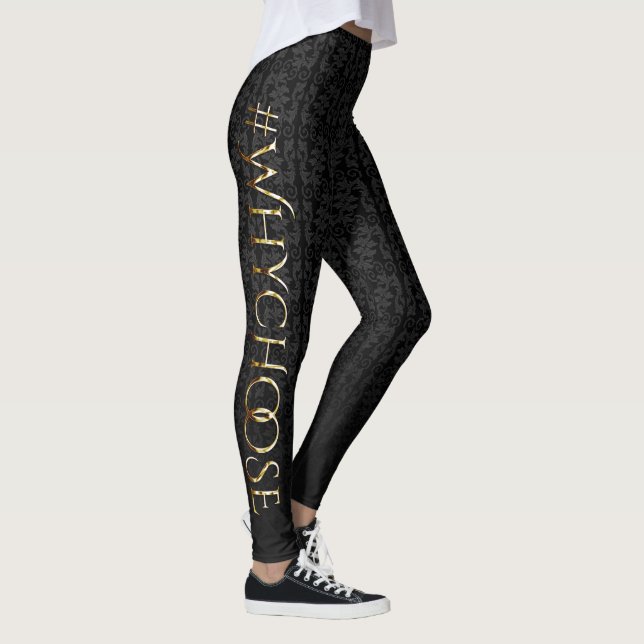 Legging O #WhyChoose dos diários do véu (Direita)
