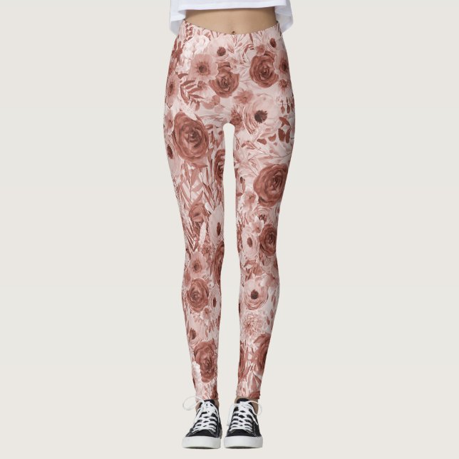 Legging Ob/Gyn Parteira Floral Infância Cervix Ovários (Frente)