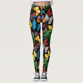 Legging Obscuridade do mundo da borboleta