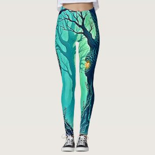 Legging Observadores Místicos de Florestas