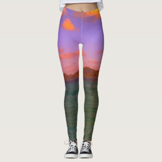 Legging Obtenha seu tropical sobre