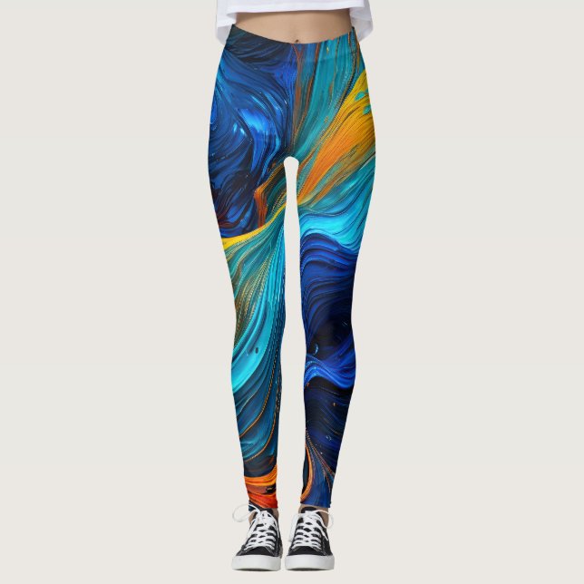 Legging Ocean Lava "Tempestial" (Frente)