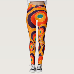 Legging Ocorrências de cores ininterruptas Abstrato