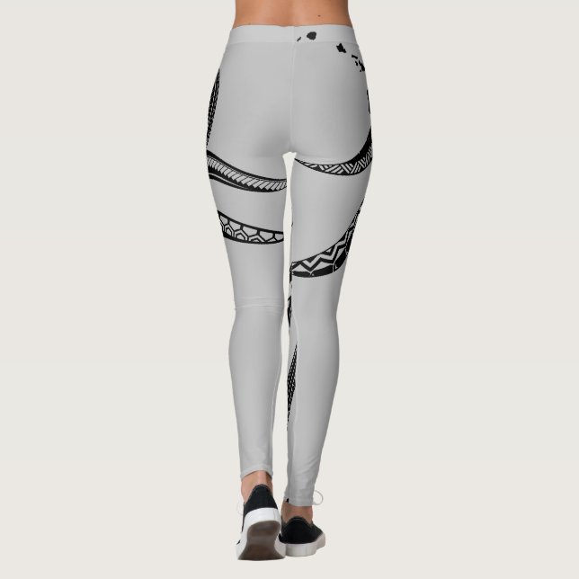 LEGGING OCTOPUS POLYNESIAN TRIBAL HAWAII ILHAS NASCIDAS (Verso)